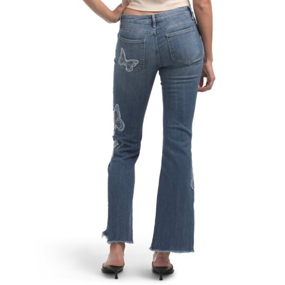 DRIFTWOOD JEANS denim Eva Butterfly Patchwork Jeans - Picture 2 of 2